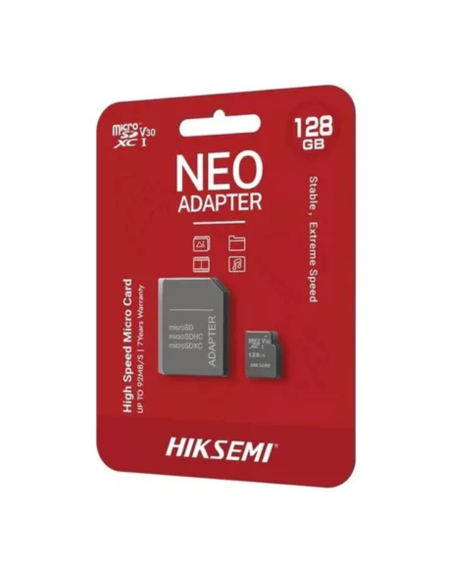 TARJETA DE MEMORIA MICRO SD HIKSEMI CLASE 10 128GB