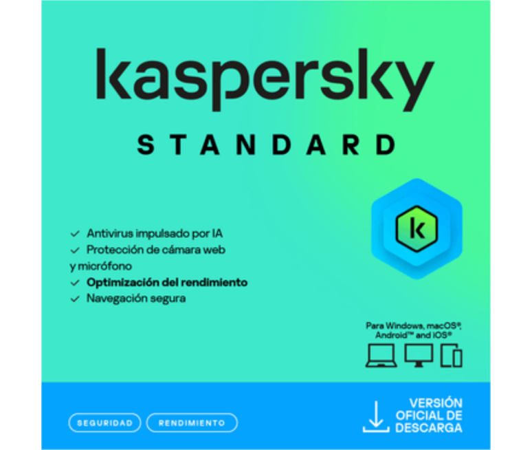 ANTIVIRUS KASPERSKY STANDARD - SEGURIDAD - RENDIMIENTO