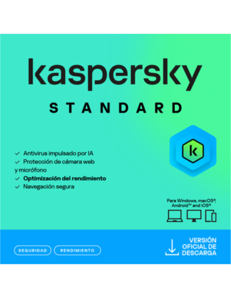 ANTIVIRUS KASPERSKY STANDARD - SEGURIDAD - RENDIMIENTO