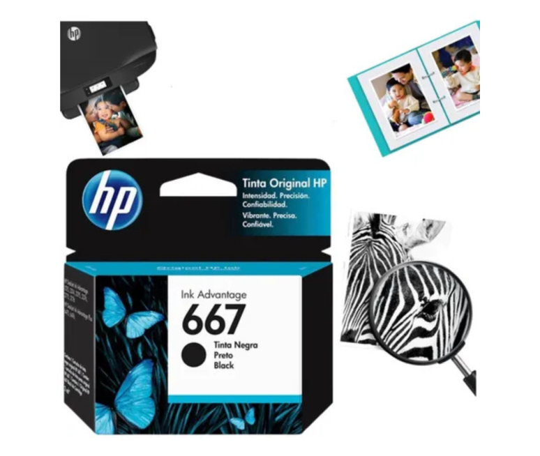 CARTUCHO HP 667 NEGRO -...