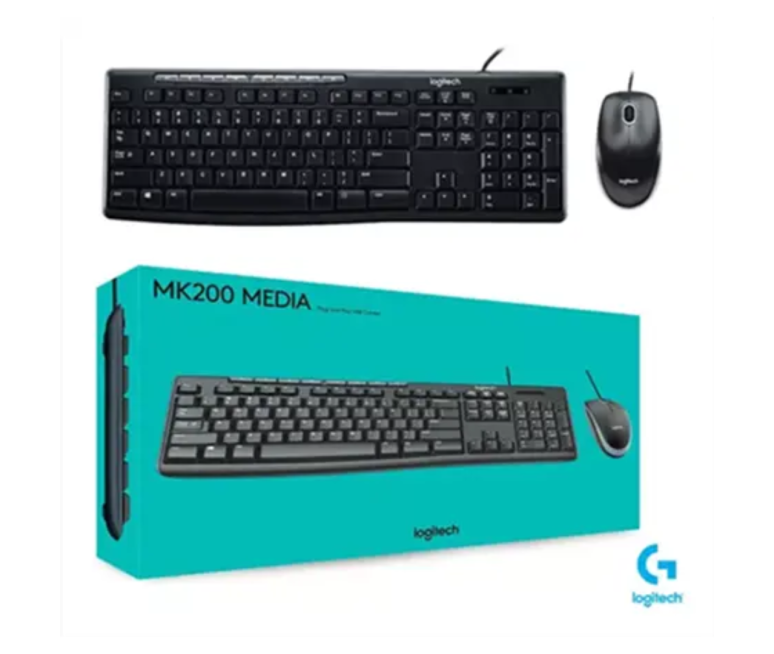 TECLADO + MOUSE LOGITECH ALAMBRICO... TECLADO + MOUSE LOGITECH ALAMBRICO...