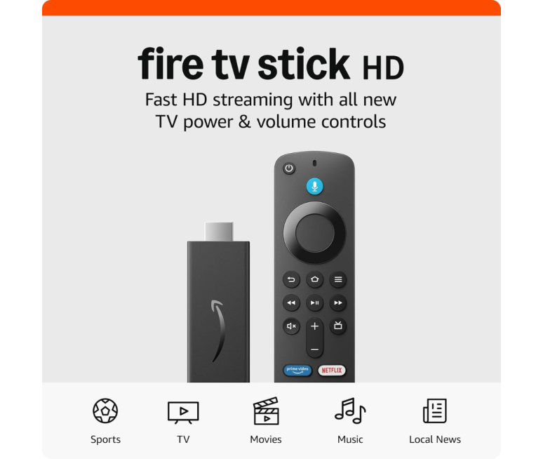 FIRE TV STICK HD AMAZON, CONTROL...