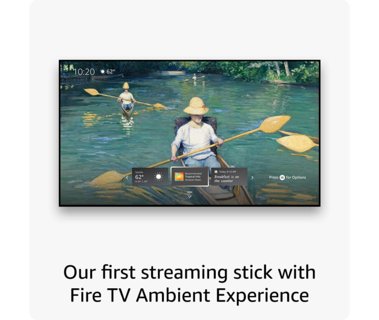 FIRE TV STICK 4K MAX WIFI 6E AMAZON...