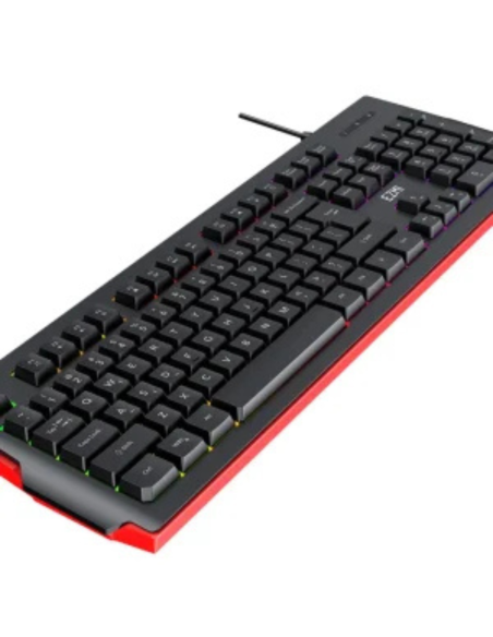 TECLADO EZMI ALAMBRICO GAMER RETROILUMINADO USB NEGRO EZA-GM866