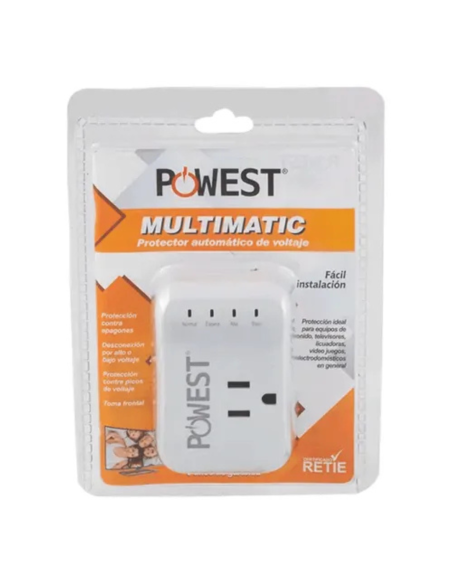 PROTECTOR DE VOLTAJE POWEST AUTOMATICO 120V/10A