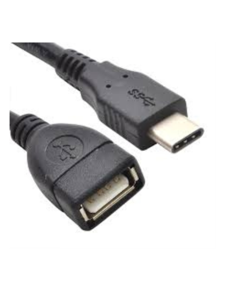 CABLE ADAPTADOR OTG TIPO C MACHO - USB HEMBRA