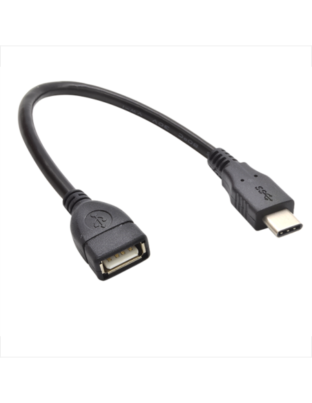 CABLE ADAPTADOR OTG TIPO C MACHO - USB HEMBRA