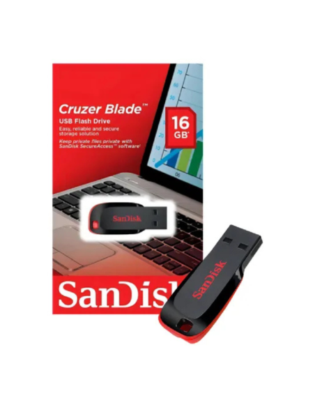 PENDRIVE SANDISK 16GB Z50 CRUZER BLADE USB 2.0