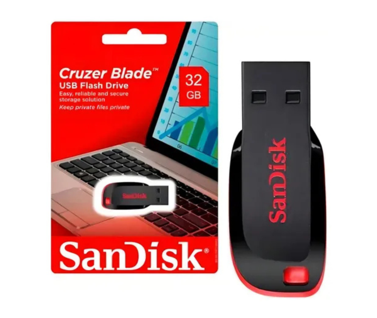 PENDRIVE SANDISK 32GB 2.0 CRUZER...