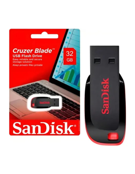 PENDRIVE SANDISK 32GB 2.0 CRUZER BLADE Z50