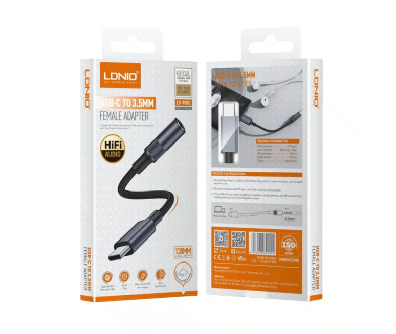 ADAPTADOR LDNIO LSY80C 13CM TIPO C A...