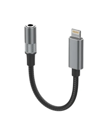 ADAPTADOR LDNIO LSY80I 13CM LIGHTNING A JACK 3.5MM