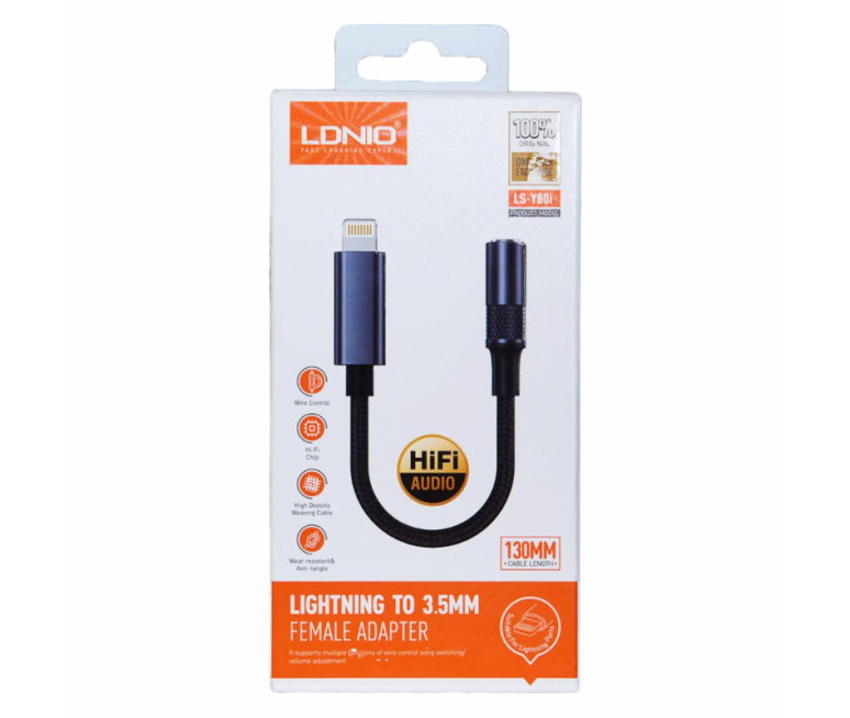 ADAPTADOR LDNIO LSY80I 13CM LIGHTNING...