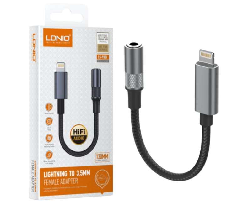 ADAPTADOR LDNIO LSY80I 13CM LIGHTNING...