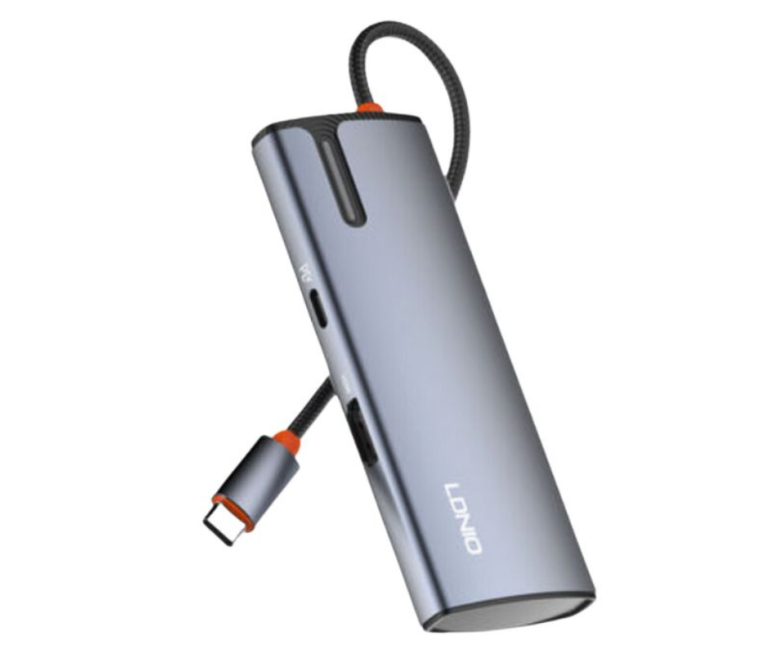 HUB LDNIO DS-15H 100W TIPO C A 1 PD+...