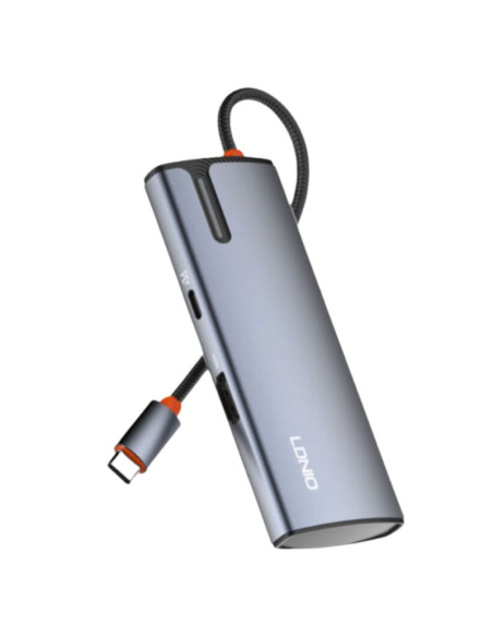 HUB LDNIO DS-15H 100W TIPO C A 1 PD+ 1 HDMI 4K+ 3 USB 3.0