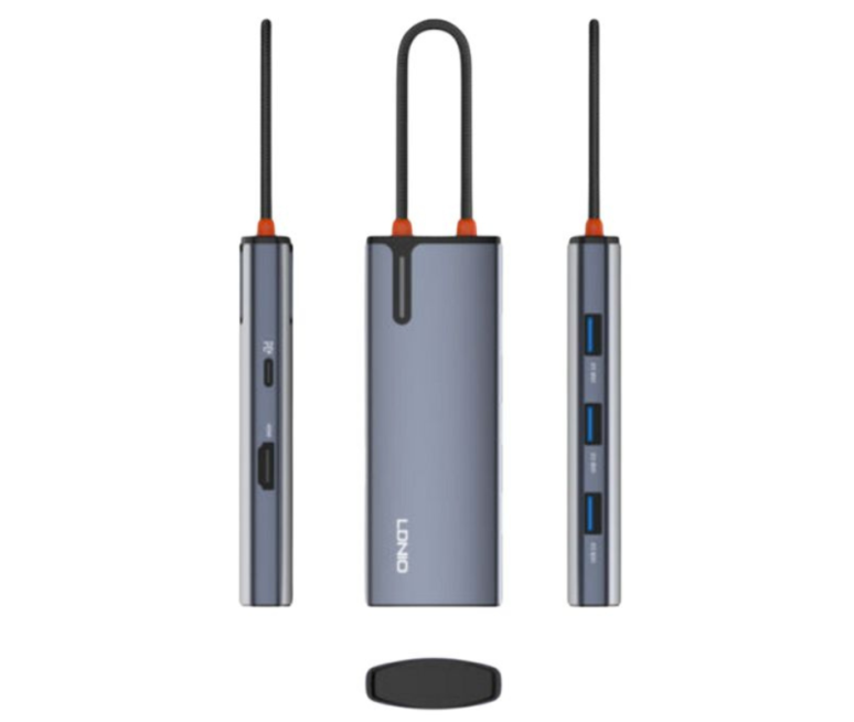 HUB LDNIO DS-15H 100W TIPO C A 1 PD+...