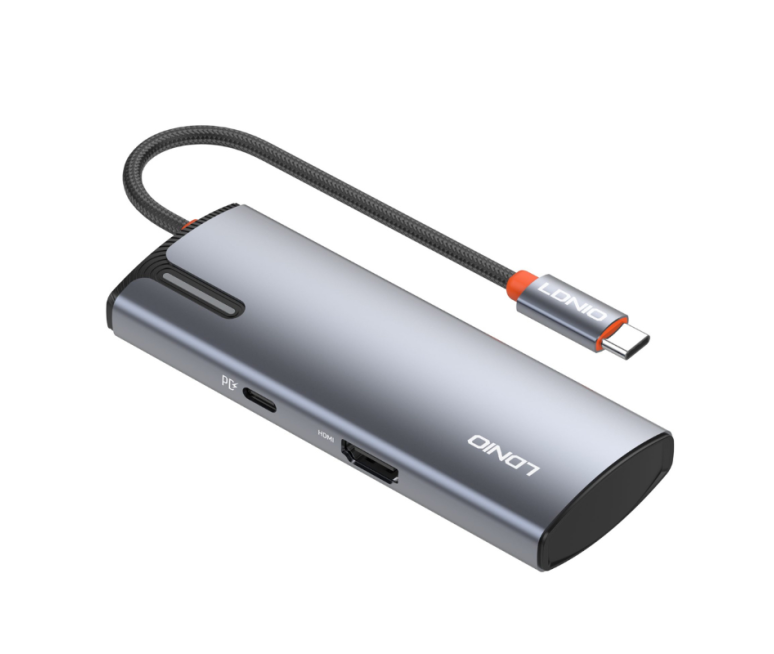 HUB LDNIO DS-15H 100W TIPO C A 1 PD+...