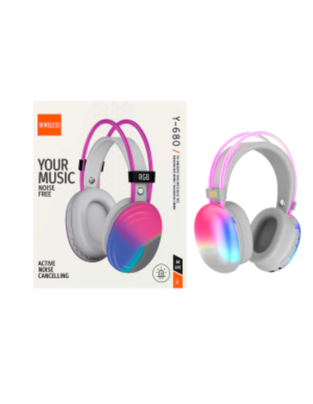AUDIFONO BT Y-680 INALAMBRICO RGB