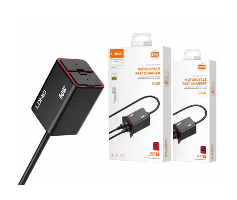 CARGADOR LDNIO MOTO C108 60W 2P...