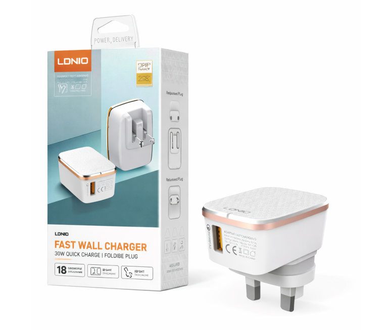 CARGADOR LDNIO A1204Q 18W 1P USB CON...