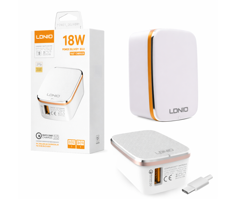 CARGADOR LDNIO A1204Q 18W 1P USB CON...