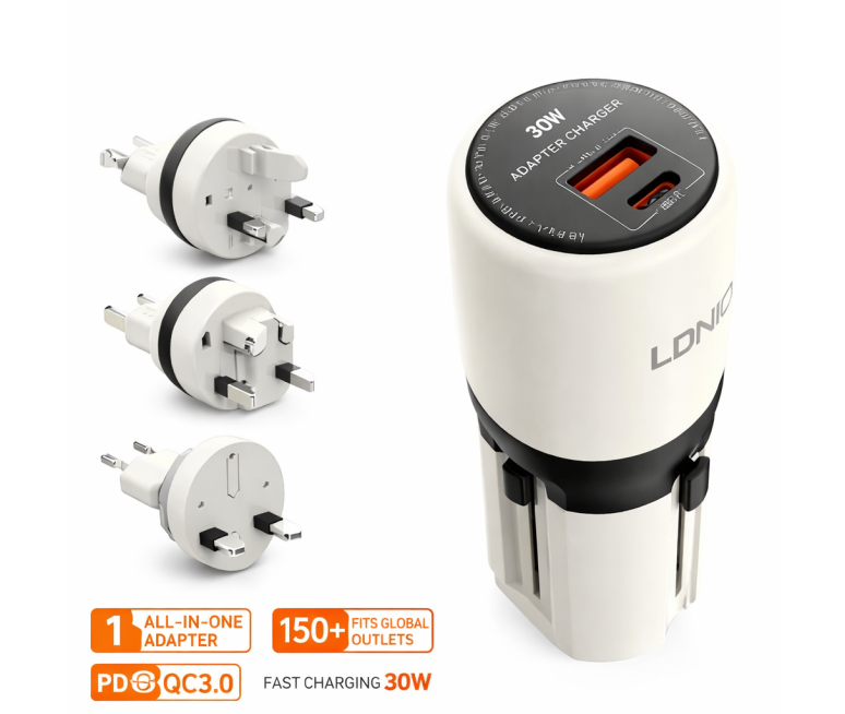 CARGADOR LDNIO Q2319 GAN 30W + CABLE...