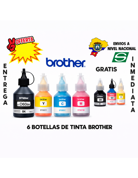 COMBO DE TINTAS FORMULADAS EPSON - HP - CANON - BROTHER