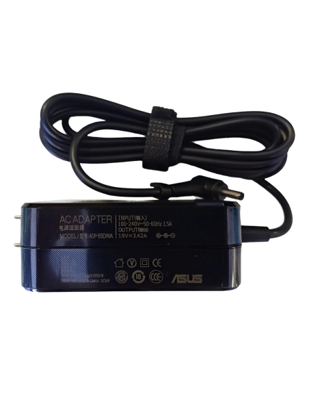 CARGADOR ASUS PUNTA FINA 19V 3.42A 100-240V 50/60Hz