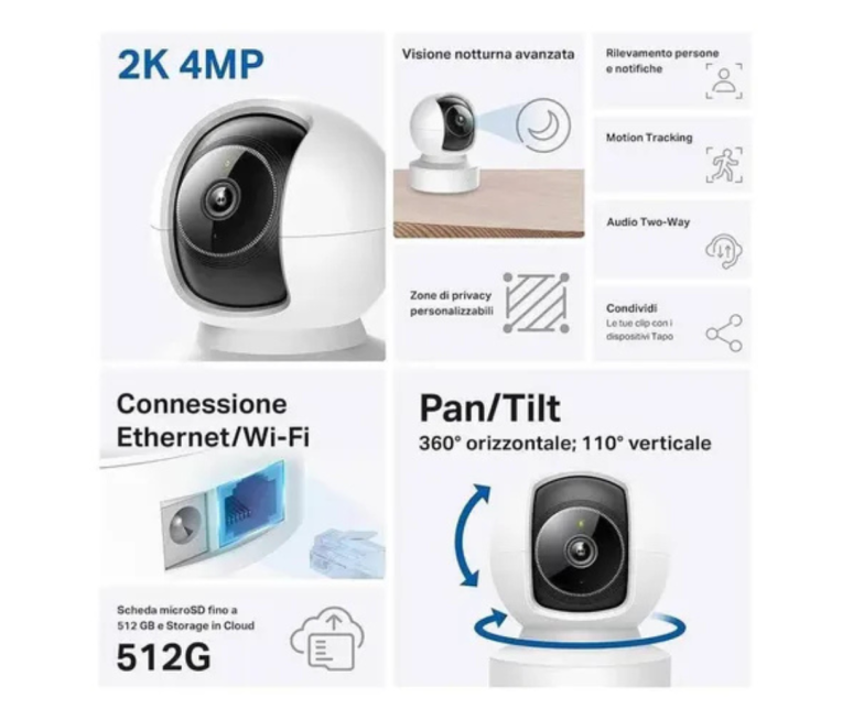 CAMARA SMART WIFI TAPO C212 VISION...