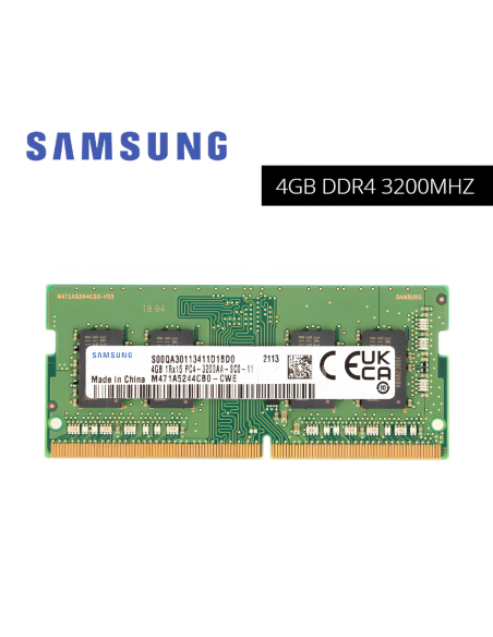 MEMORIA RAM SAMSUNG PARA PORTATL 4GB DDR4 3200 MHZ REACONDICIONADO