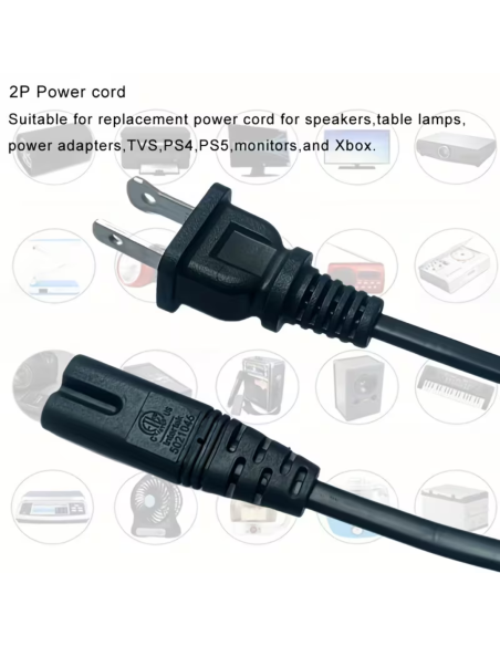 CABLE DE ALIMENTACION PARA IMPRESORA 1.8 METROS