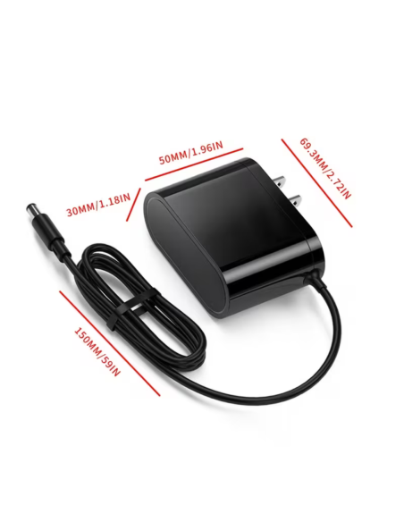 ADAPTADOR DE CORRIENTE DE ALTA POTENCIA 12V A 2ª ESTANDAR US EQUIPADO CON KIT DE 8 CABEZALES DE CONVERSION 100-240V