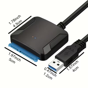 CABLE ADAPTADOR SATA A USB...