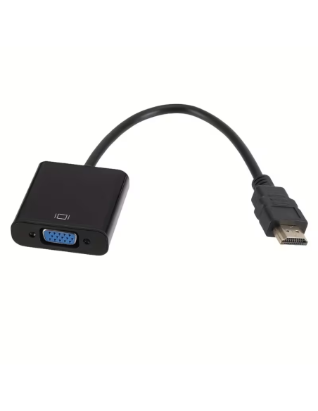 CABLE ADAPTADOR HDMI MACHO A VGA HEMBRA
