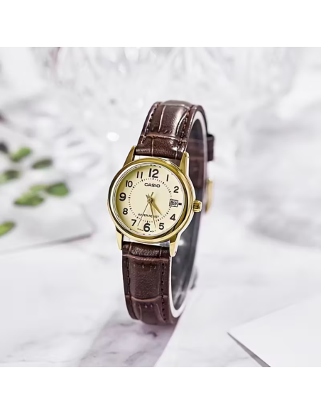 RELOJ CASIO PARA DAMA ANALÓGICO CASUAL LTP-V002GL-9B 25MM
