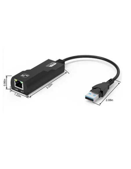 ADAPTADOR ANERA AE – USB 3.0 LG02 A RJ45 GIGABIT