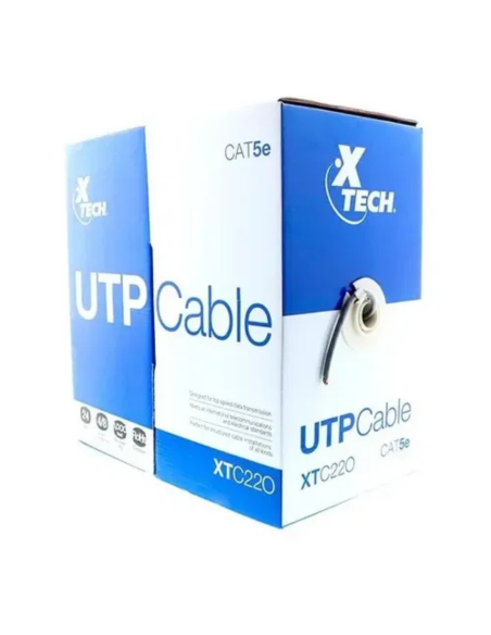 CABLE POR METRO UTP XTECH XTC – 226 CAT. 6 GRAY