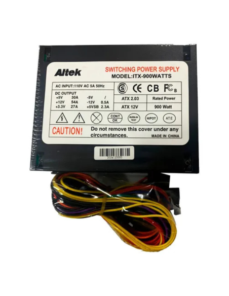 FUENTE DE PODER ALTEK 900W 20 – 24 PINES