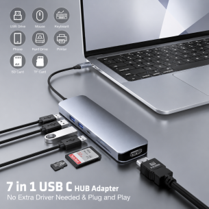 HUB TIPO C 6 EN 1 USB 3.0 –... 2