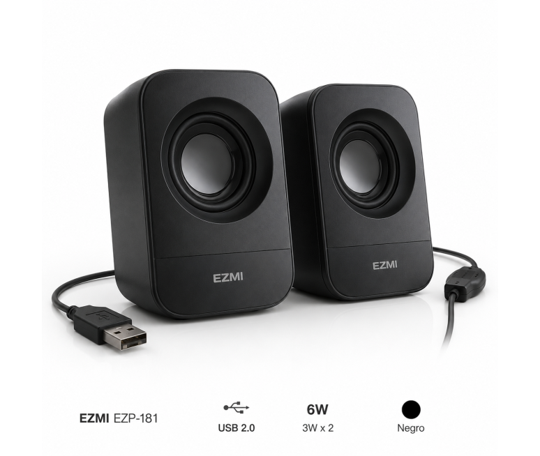 PARLANTES ALAMBRICOS USB 2.0 EZMI...