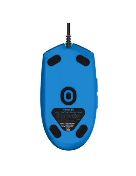 MOUSE LOGITECH GAMER G203 USB RGB PRODIGY AZUL LIGHTSYNC