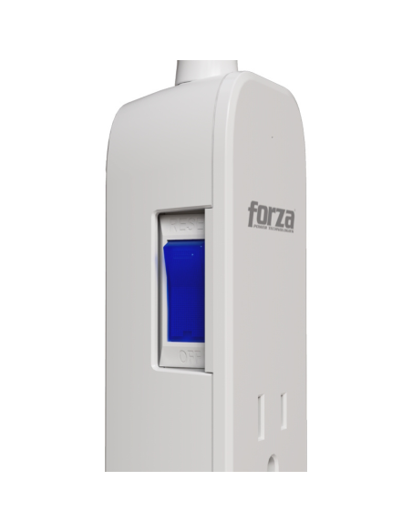 REGLETA FORZA PROTECTOR 1625W – 500J – 4 TOMAS – 1 USB A – 1 USB C 120V / 240V