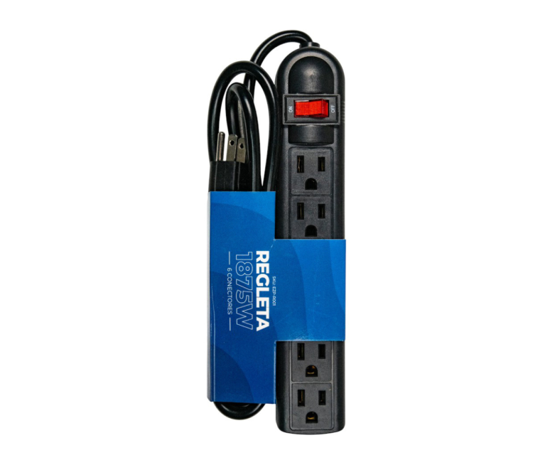 REGLETA EZ POWER 6 TOMAS SUPRESOR DE...