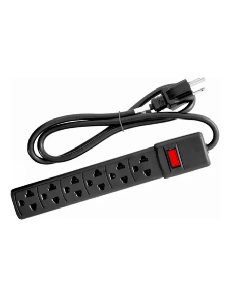 REGLETA EZ POWER 6 TOMAS SUPRESOR DE PICOS 1875W