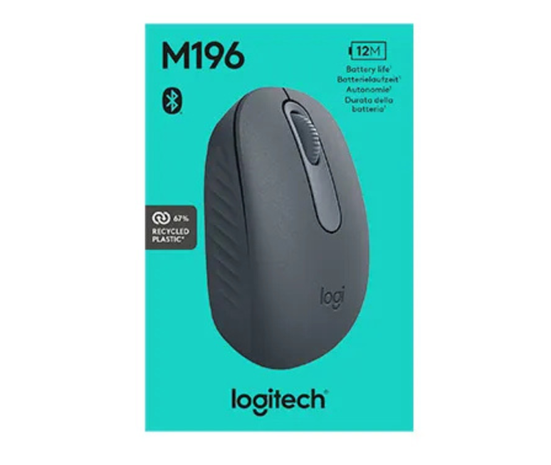 MOUSE LOGITECH M196 BLUETOOTH GRAFITO...