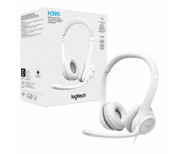AURICULAR LOGITECH H390 CABLE USB A...