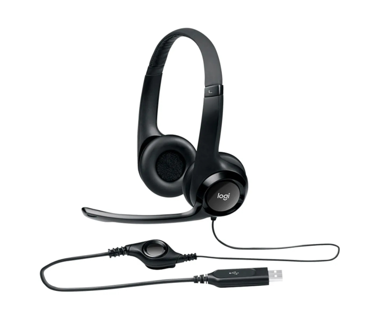 AURICULAR LOGITECH H390 NEGRO USB...