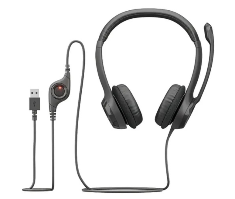 AURICULAR LOGITECH H390 NEGRO USB...