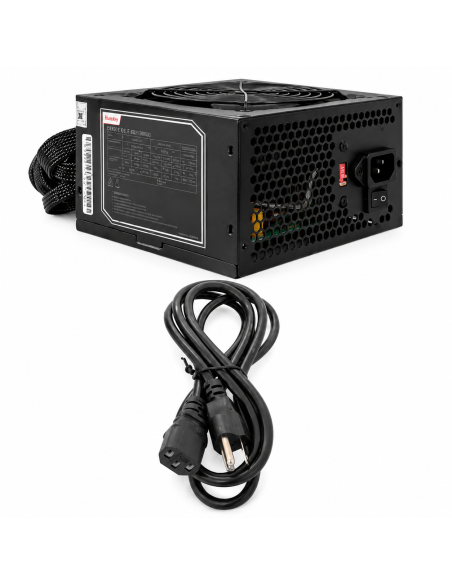 FUENTE DE PODER QUASAD XS-850 850W NEGRO SATA 8CM 24-4 PINES